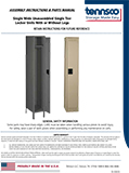 Single Tier One Wide Locker Unassembled (1051220)